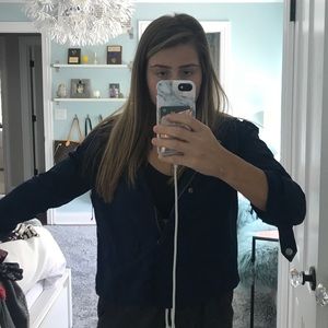 Navy light weight jacket